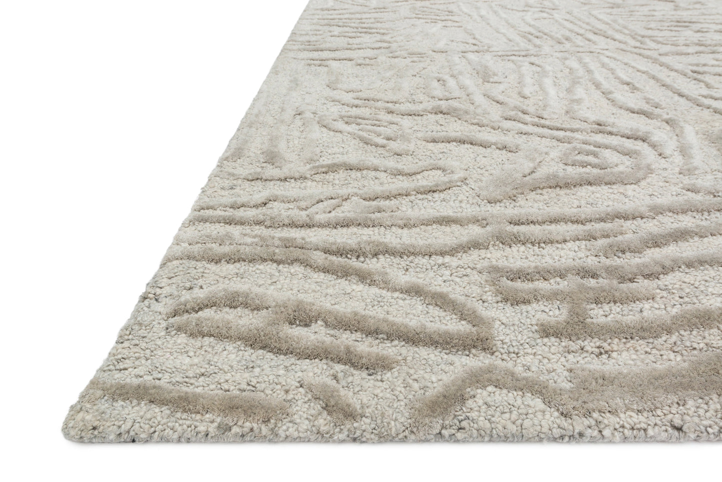Loloi Juneau Silver 3'-6" x 5'-6" Accent Rug