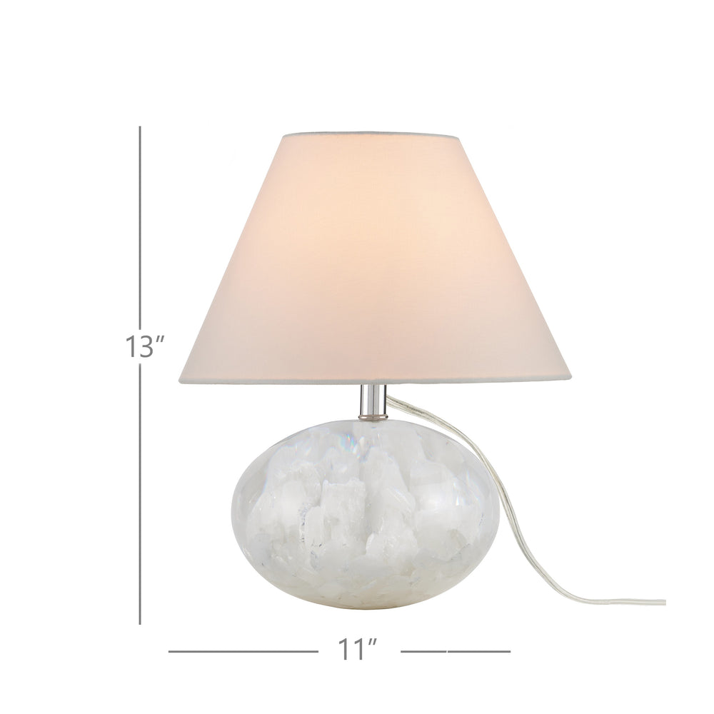 
                      
                        Odette White Table Lamp.
                      
                    