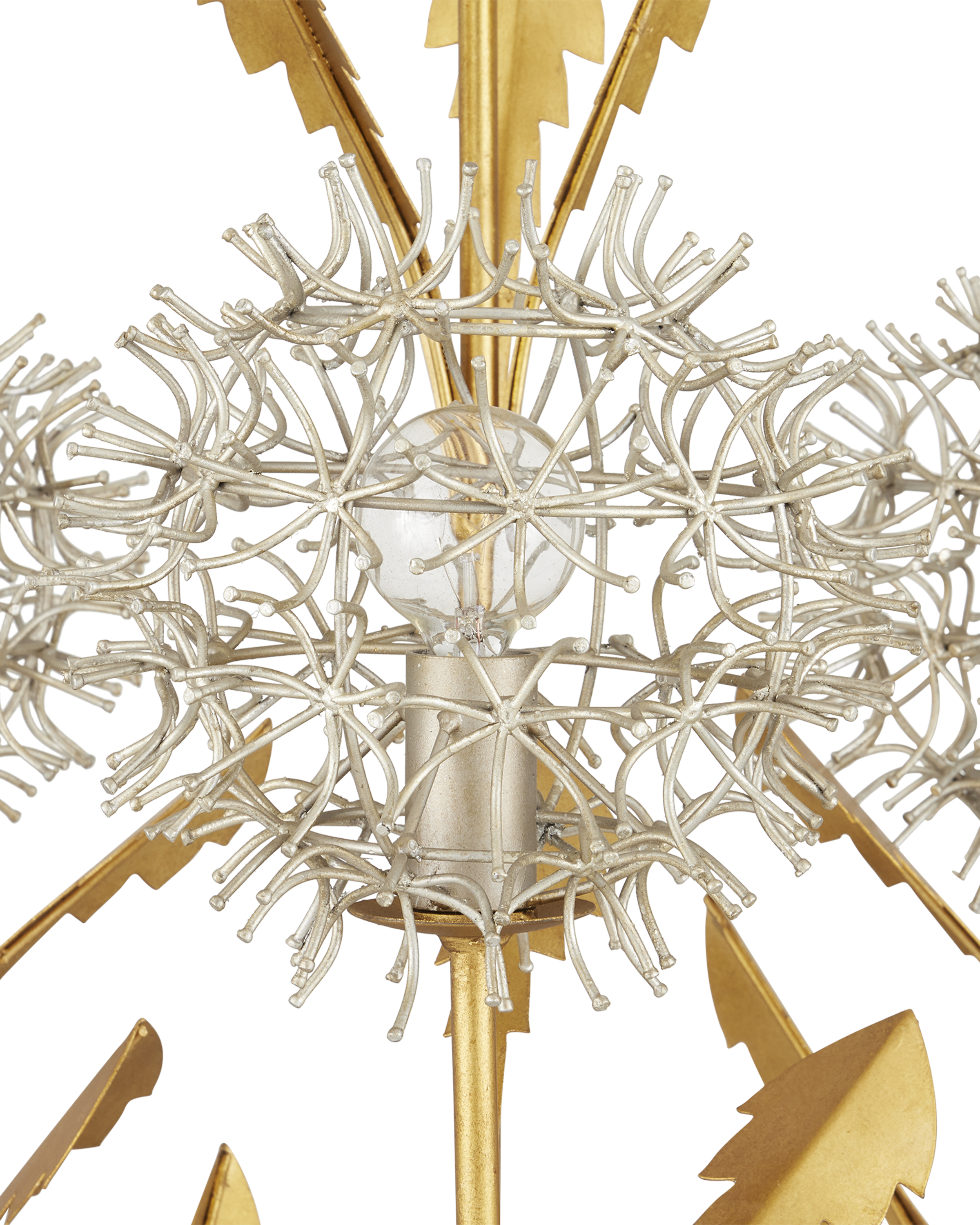 Dandelion Silver & Gold Pendant - Thumbnail 5