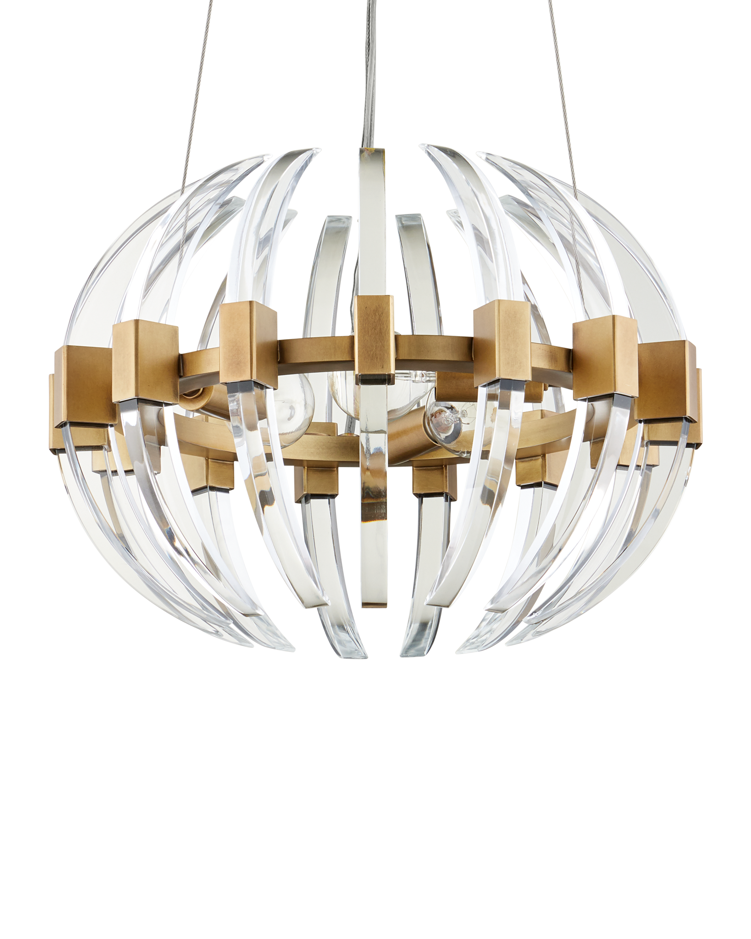 Coquette Brass Chandelier