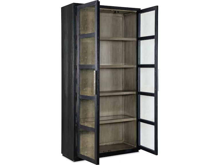 Linville Falls Shou Sugi Ban Curio Cabinet