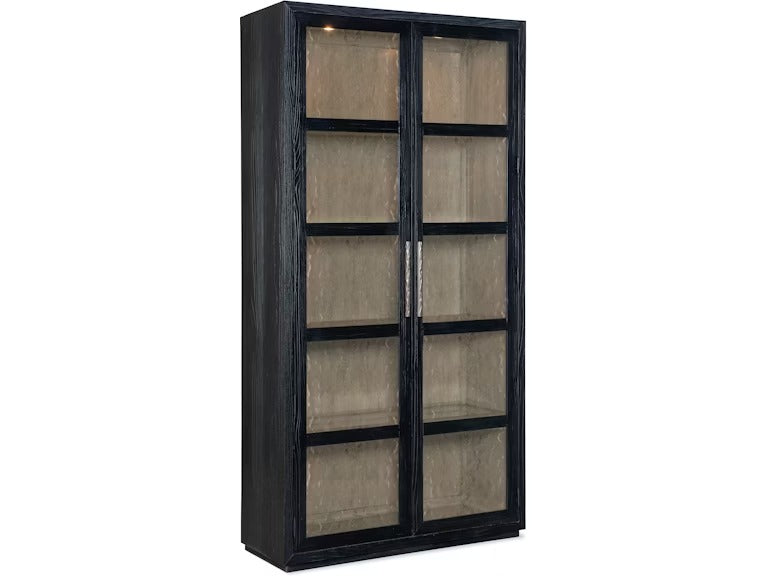 Linville Falls Shou Sugi Ban Curio Cabinet