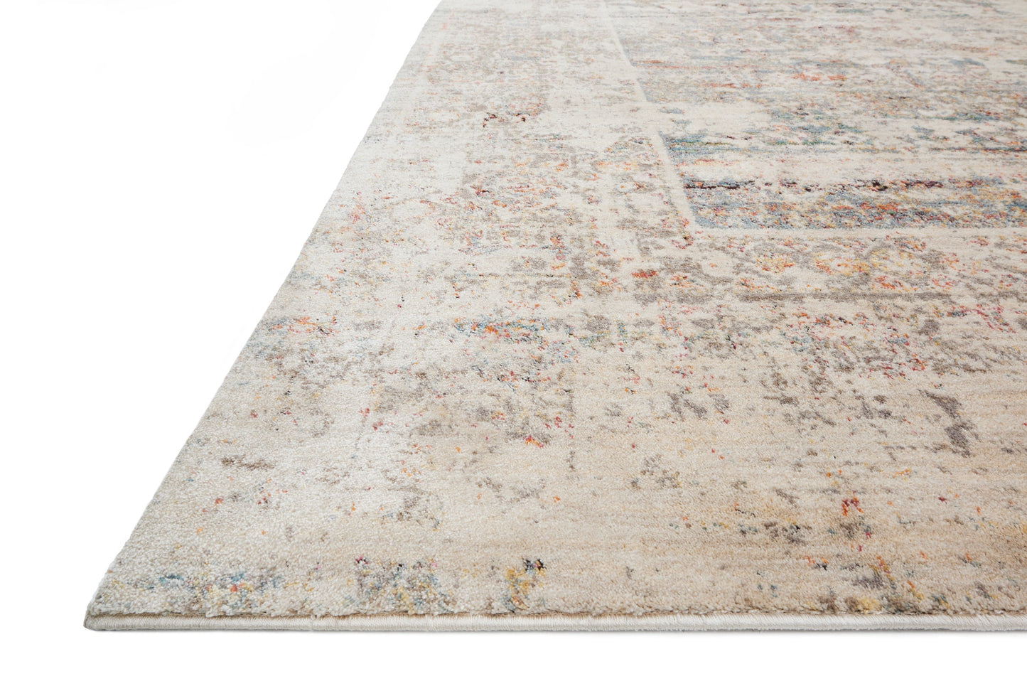 Loloi Javari Ivory / Granite 2'-6" x 4'-0" Accent Rug