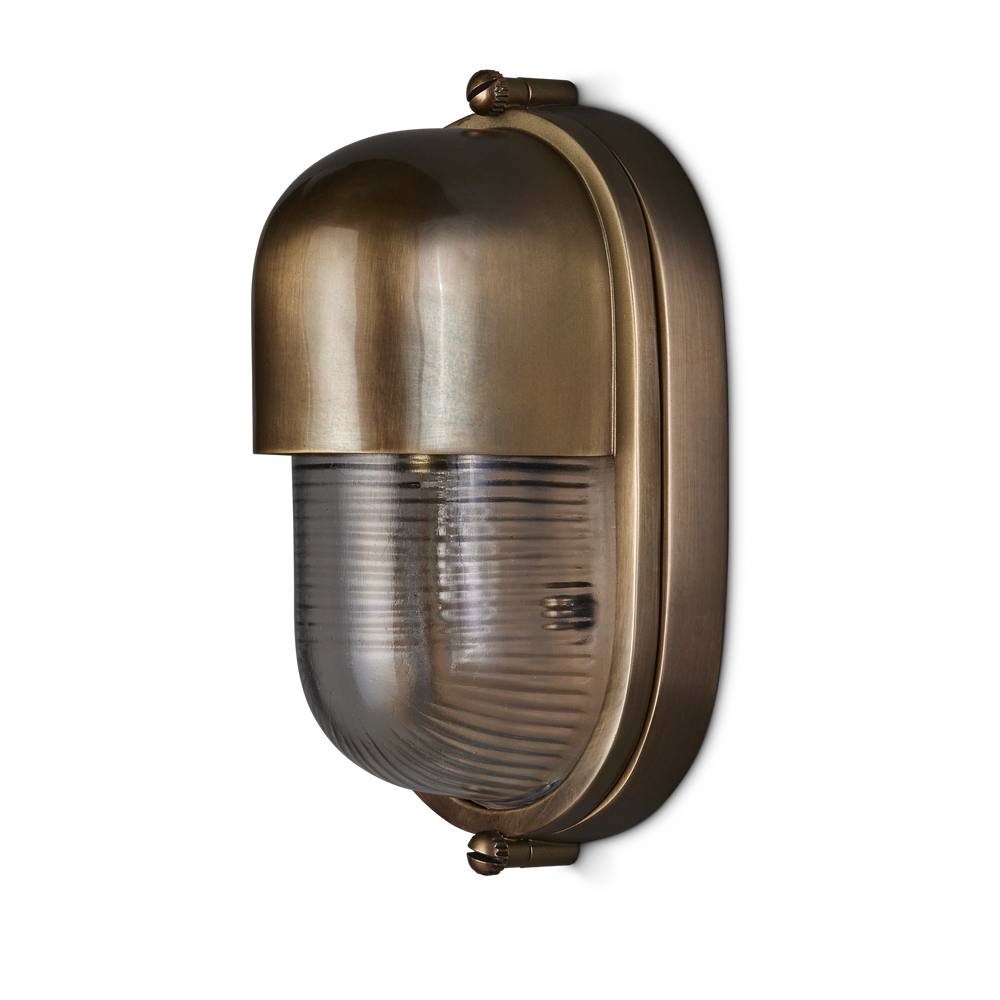 
                      
                        Maritime Brass Outdoor Wall Sconce.
                      
                    