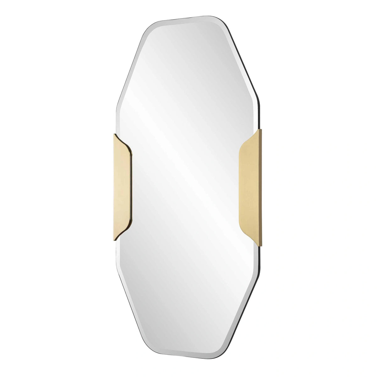 Makari Antique Brass Mirror