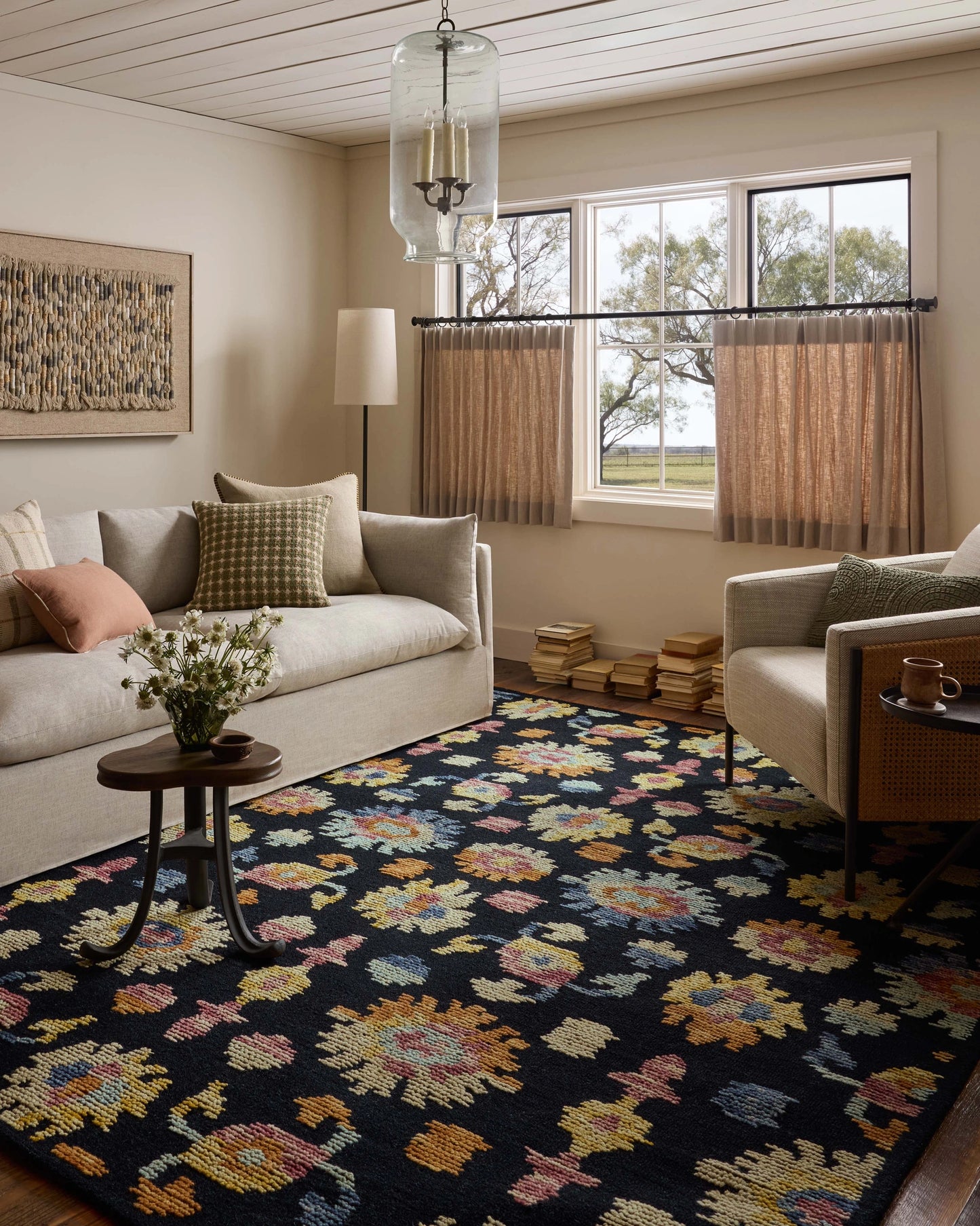 Loloi Tilly Midnight / Multi 2'-3" x 3'-9" Accent Rug