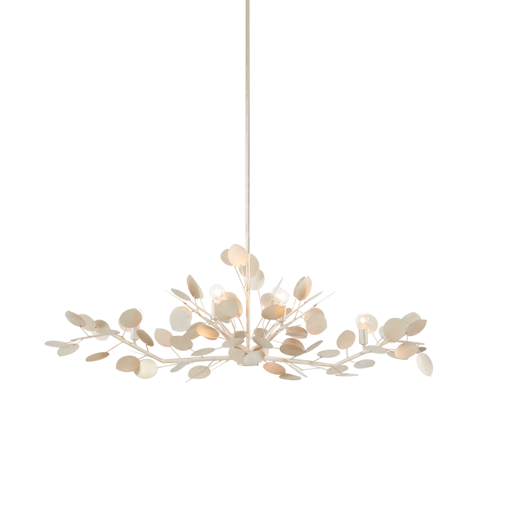 
                      
                        Lunaria Silver Oval Chandelier
                      
                    