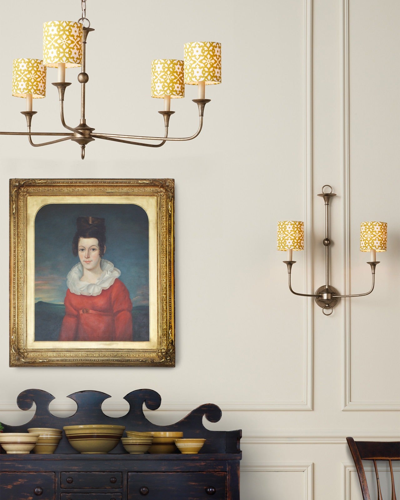 Nottaway Small Bronze Chandelier - Thumbnail 3