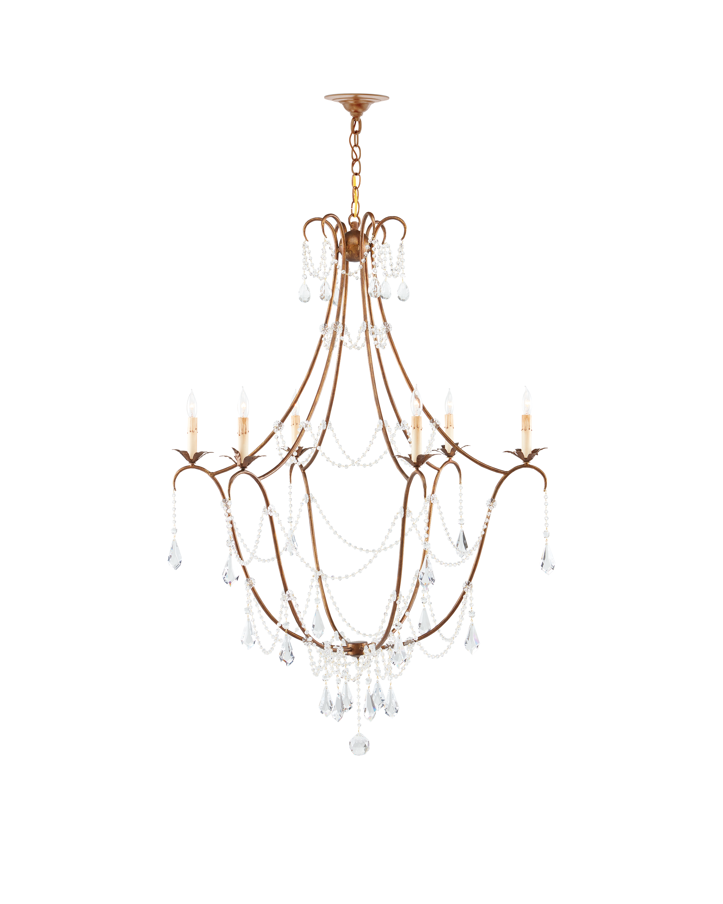 Elizabeth Gold Chandelier - Thumbnail 4