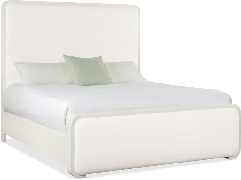Serenity Ashore King Upholstered Panel Bed.