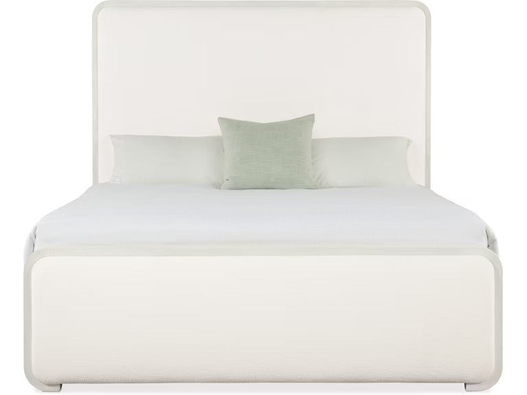 Serenity Ashore Queen Upholstered Panel Bed.