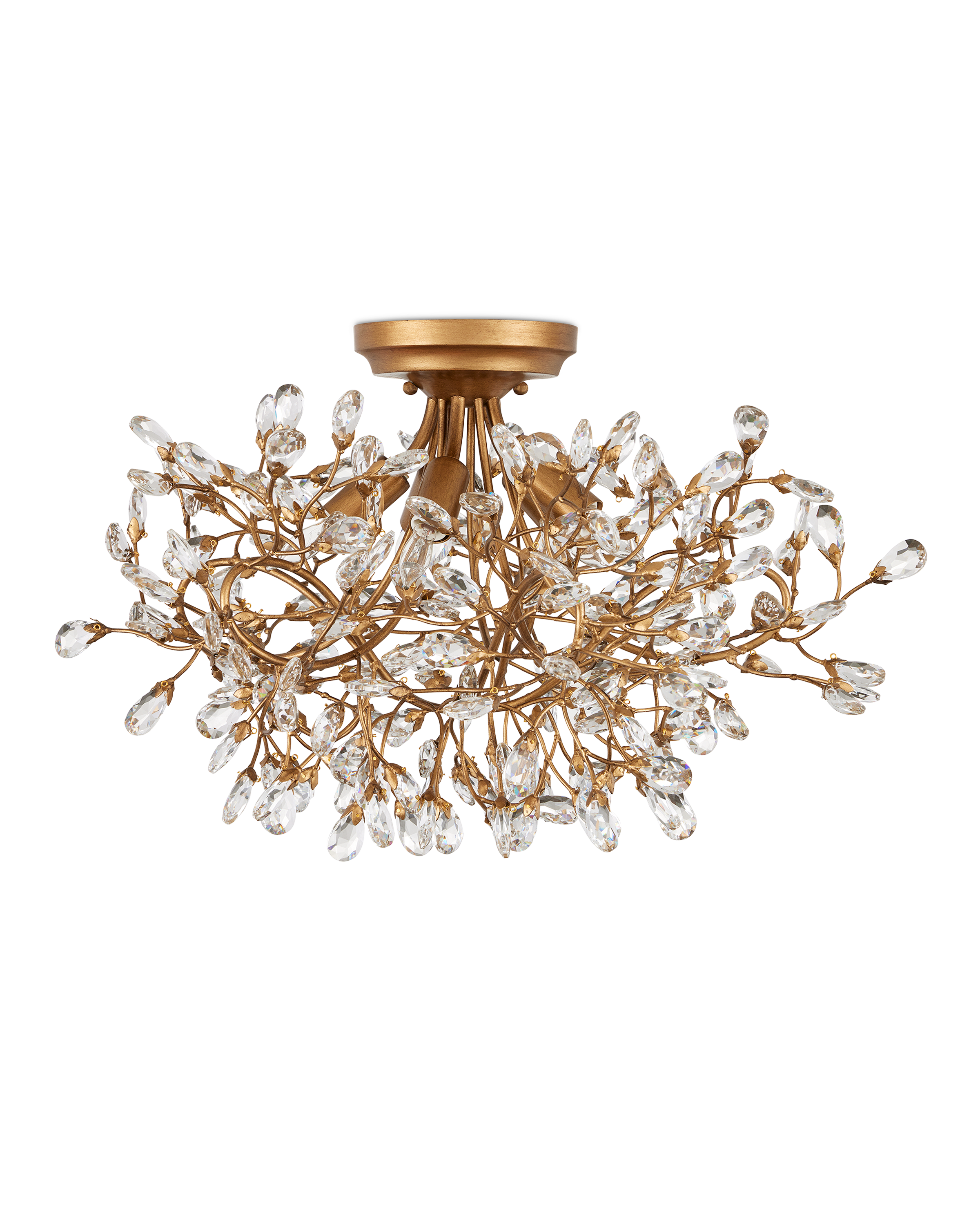 Crystal Bud Semi-Flush Mount - Thumbnail 2