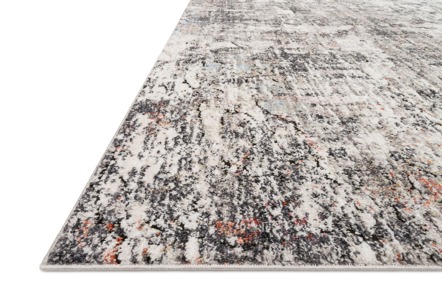 Loloi Medusa Ivory / Granite 18" x 18" Sample Rug