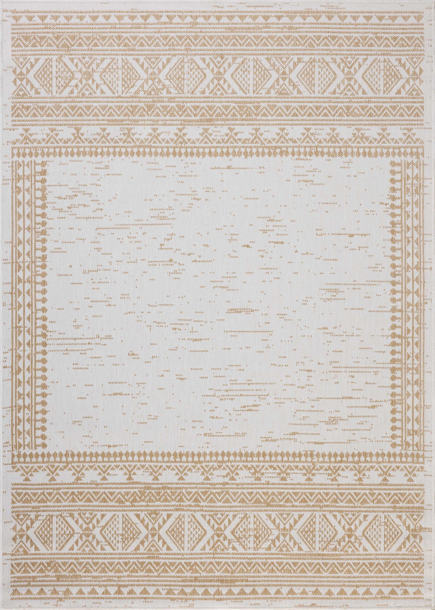 Loloi Easton Ivory / Wheat 6'-7" x 9'-4" Area Rug