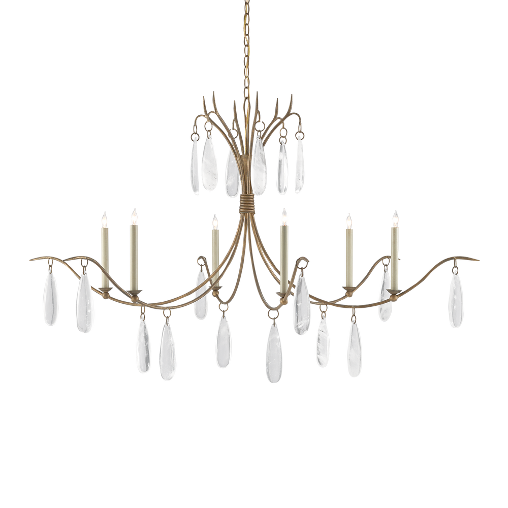 Marshallia Large Gold Chandelier