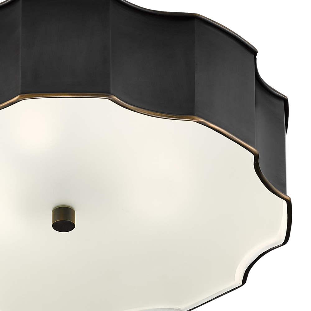 Wexford Bronze Flush Mount