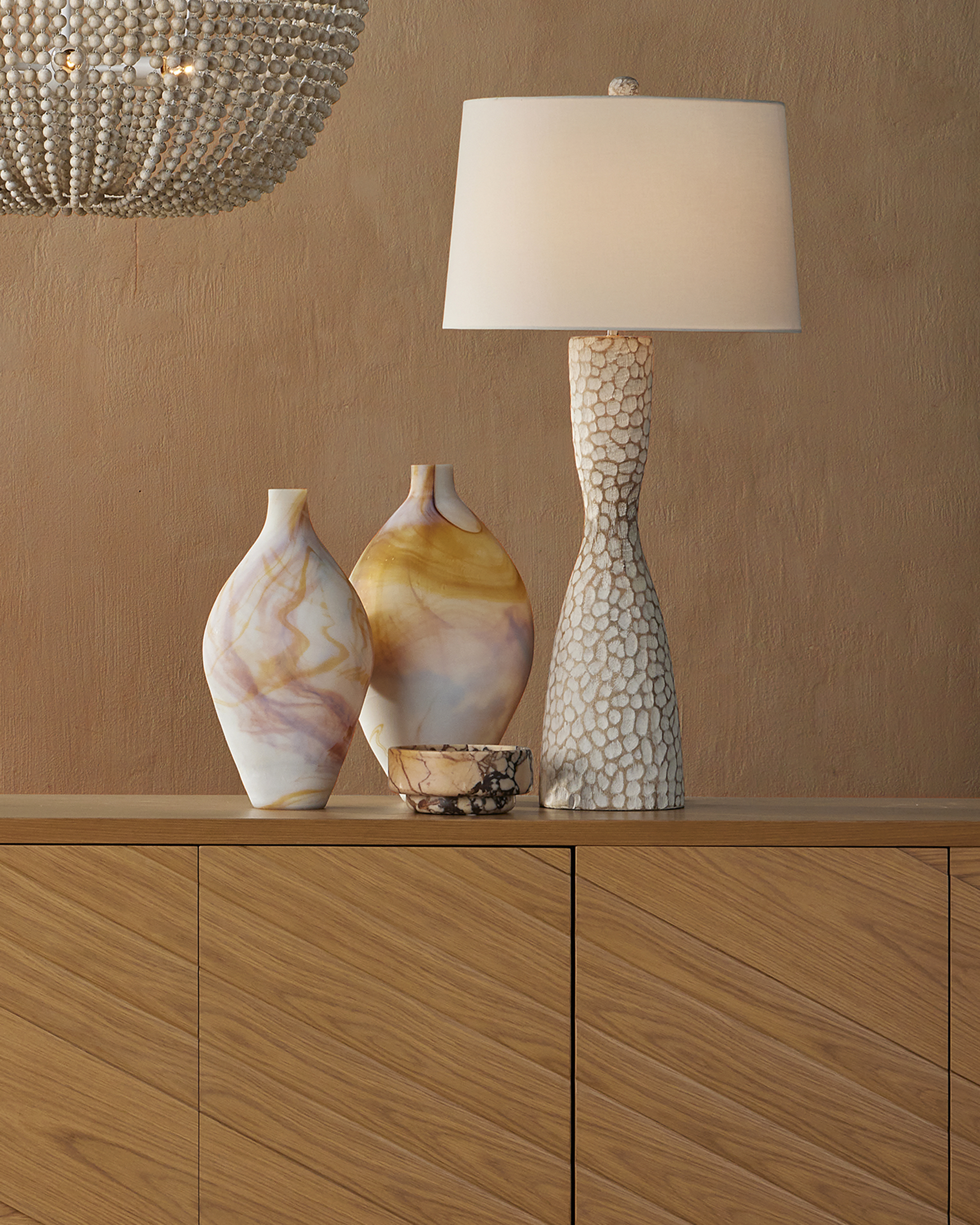 Edwell Whitewash Table Lamp - Thumbnail 5