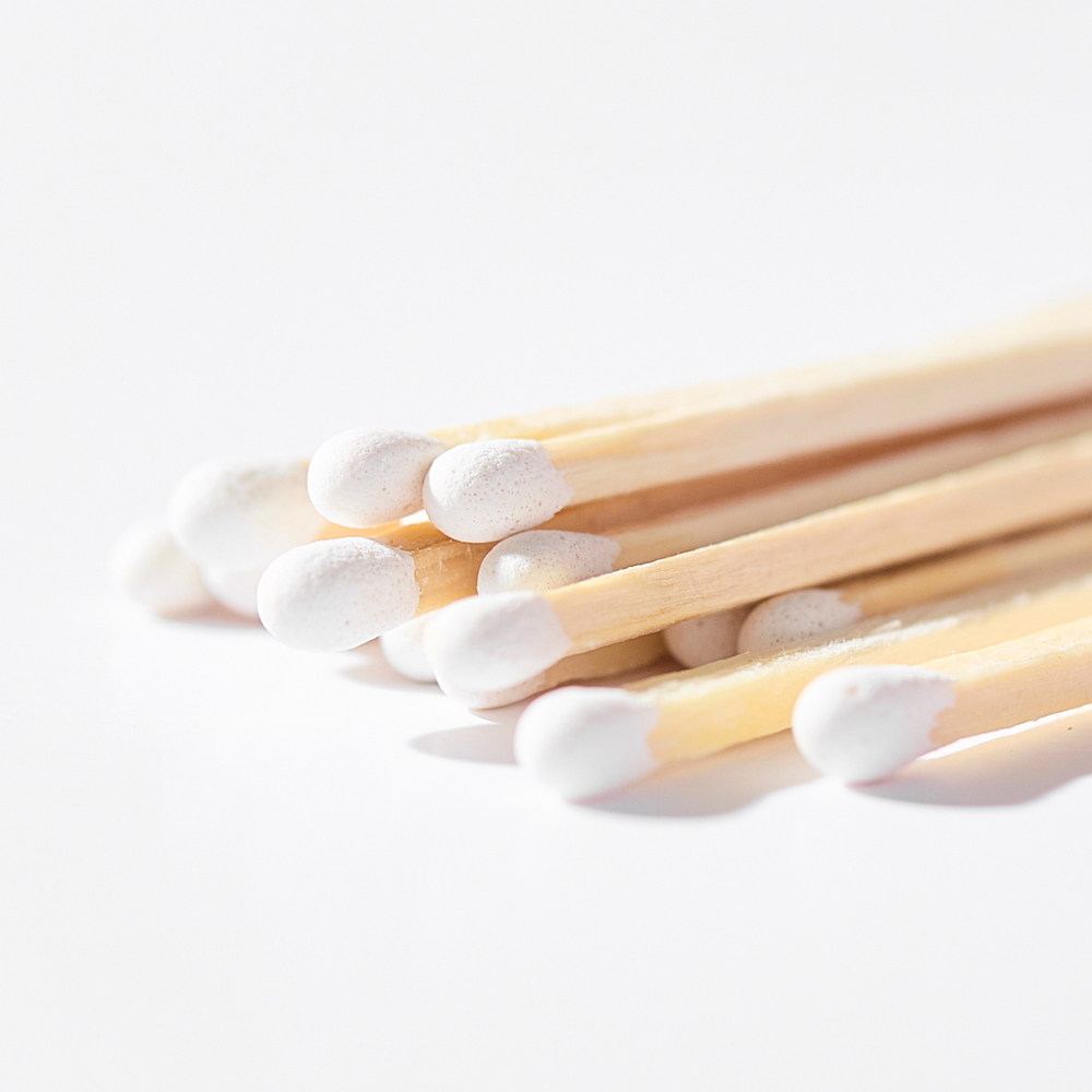 Round Match Striker - White Matches – Outrageous Interiors and Design