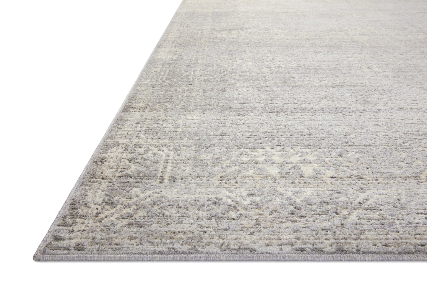 Loloi Indra Silver / Ivory 2'-6" x 8'-0" Runner Rug