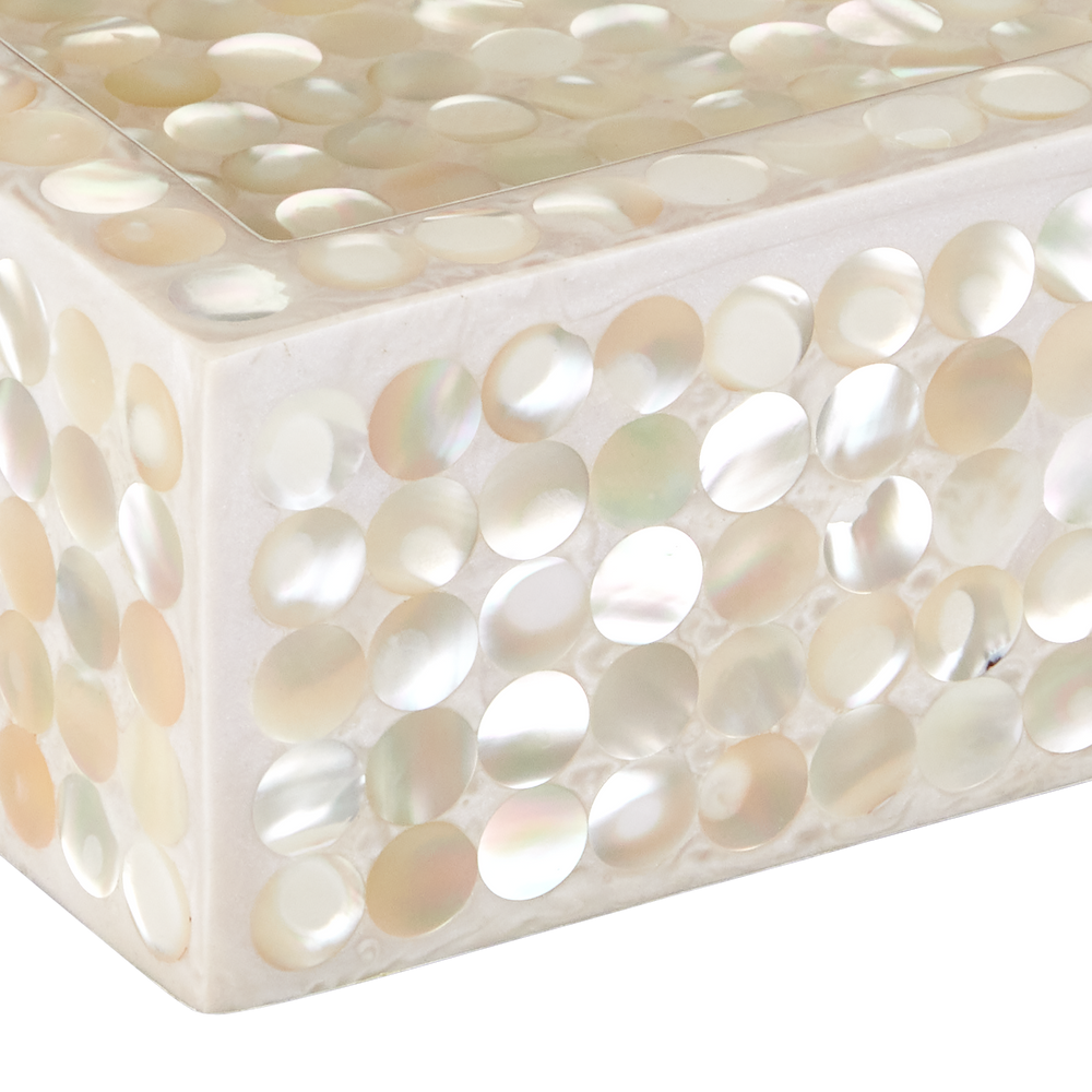 
                      
                        Gerri Dot Mother of Pearl Tray Set of 2.
                      
                    