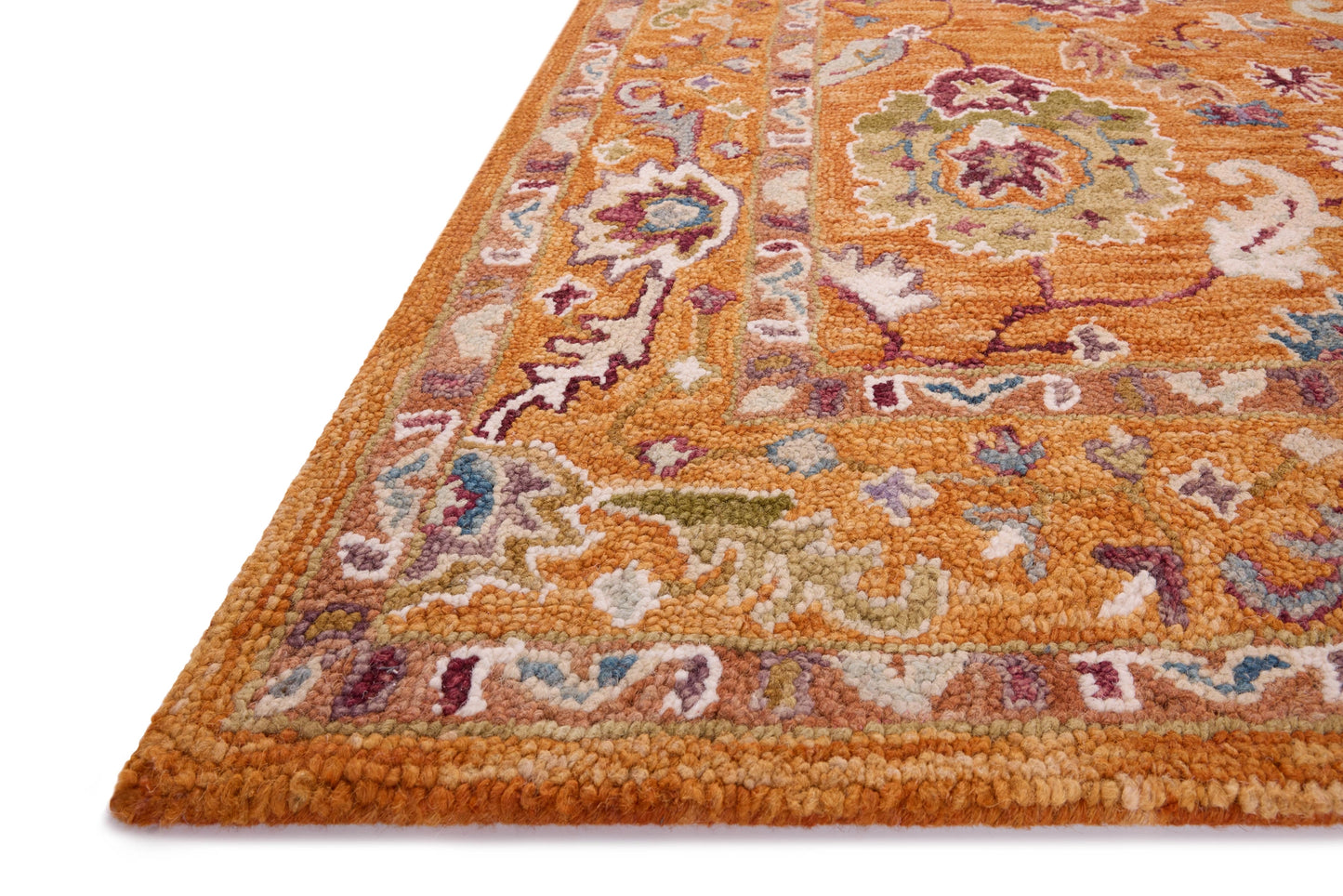 Loloi Padma Orange / Multi 2'-3" x 3'-9" Accent Rug