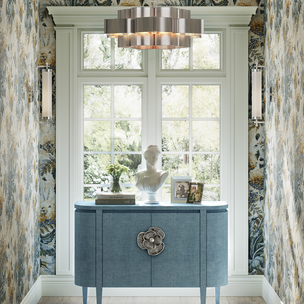 
                      
                        Grand Lotus Large Silver Chandelier
                      
                    
