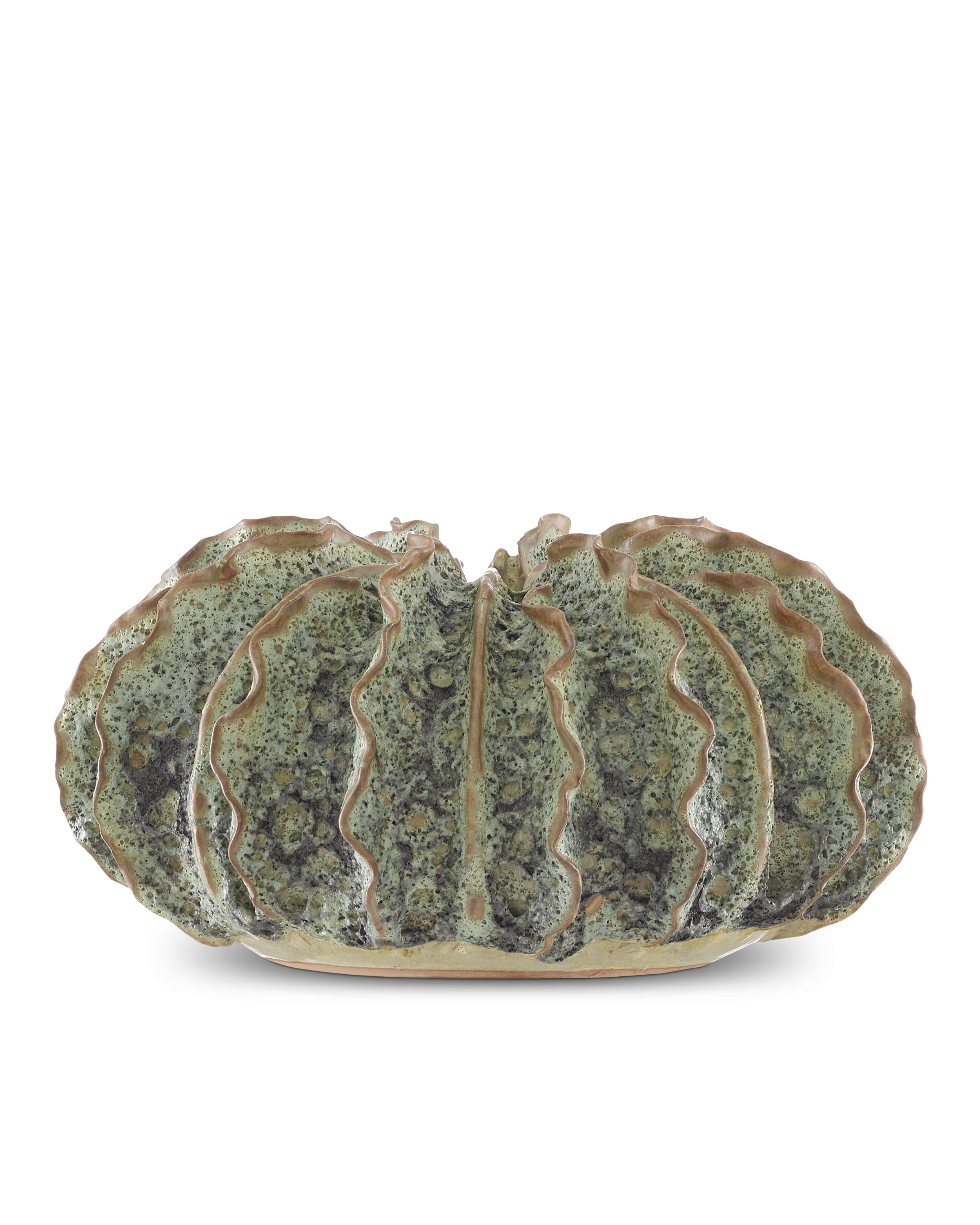 Sunken Boat Wings Green Vase - Thumbnail 2