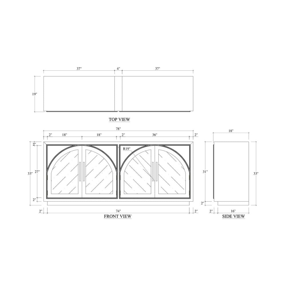 
                      
                        Vannes 4 Door Sideboard
                      
                    