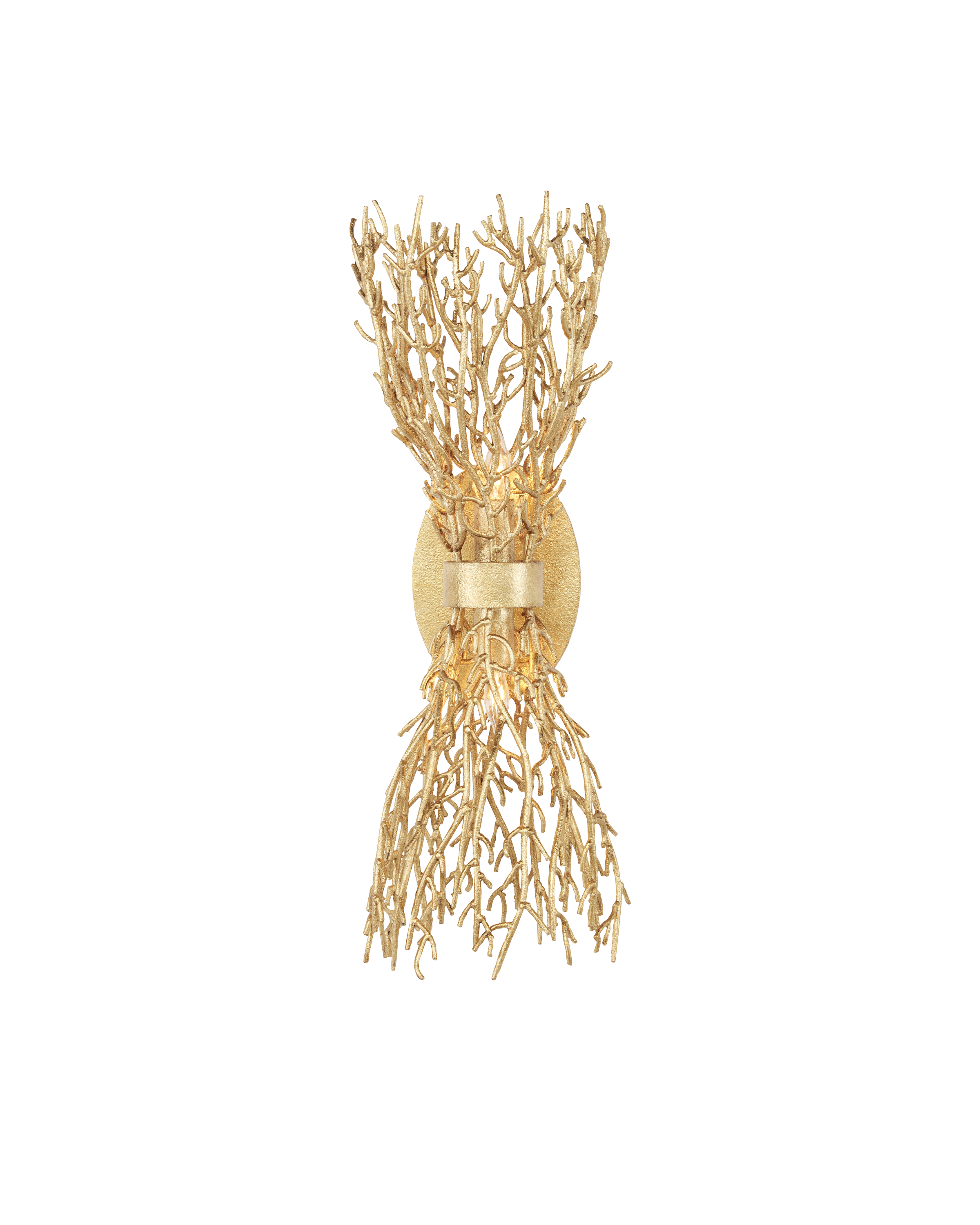 Sea Fan Gold Wall Sconce