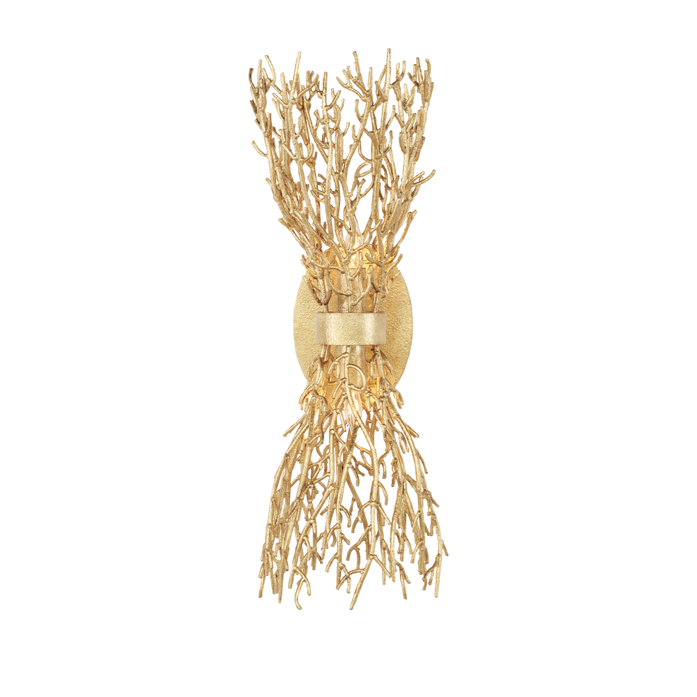 Sea Fan Gold Wall Sconce