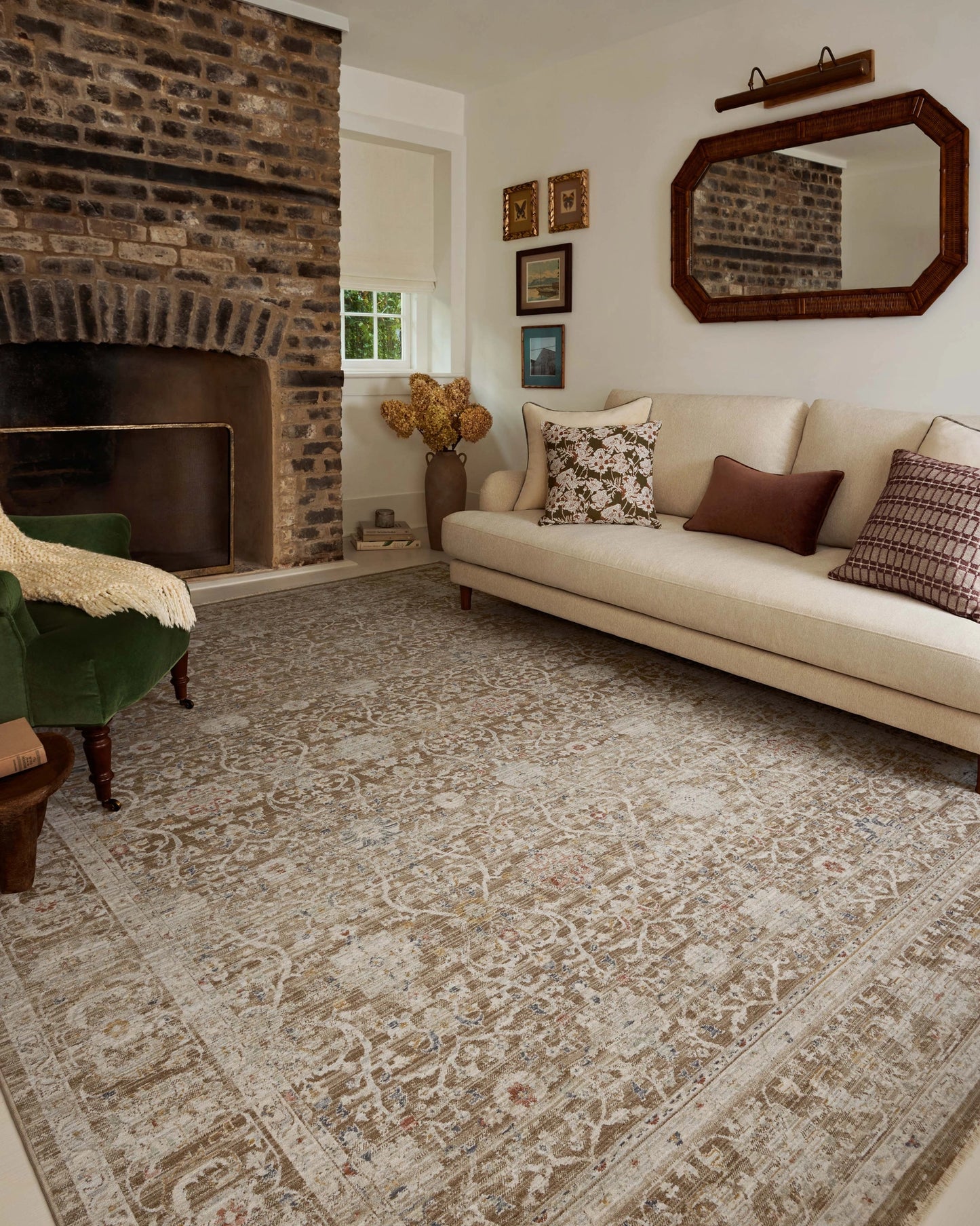 Chris Loves Julia x Loloi Ida Bark / Multi 7'-10" x 10' Area Rug