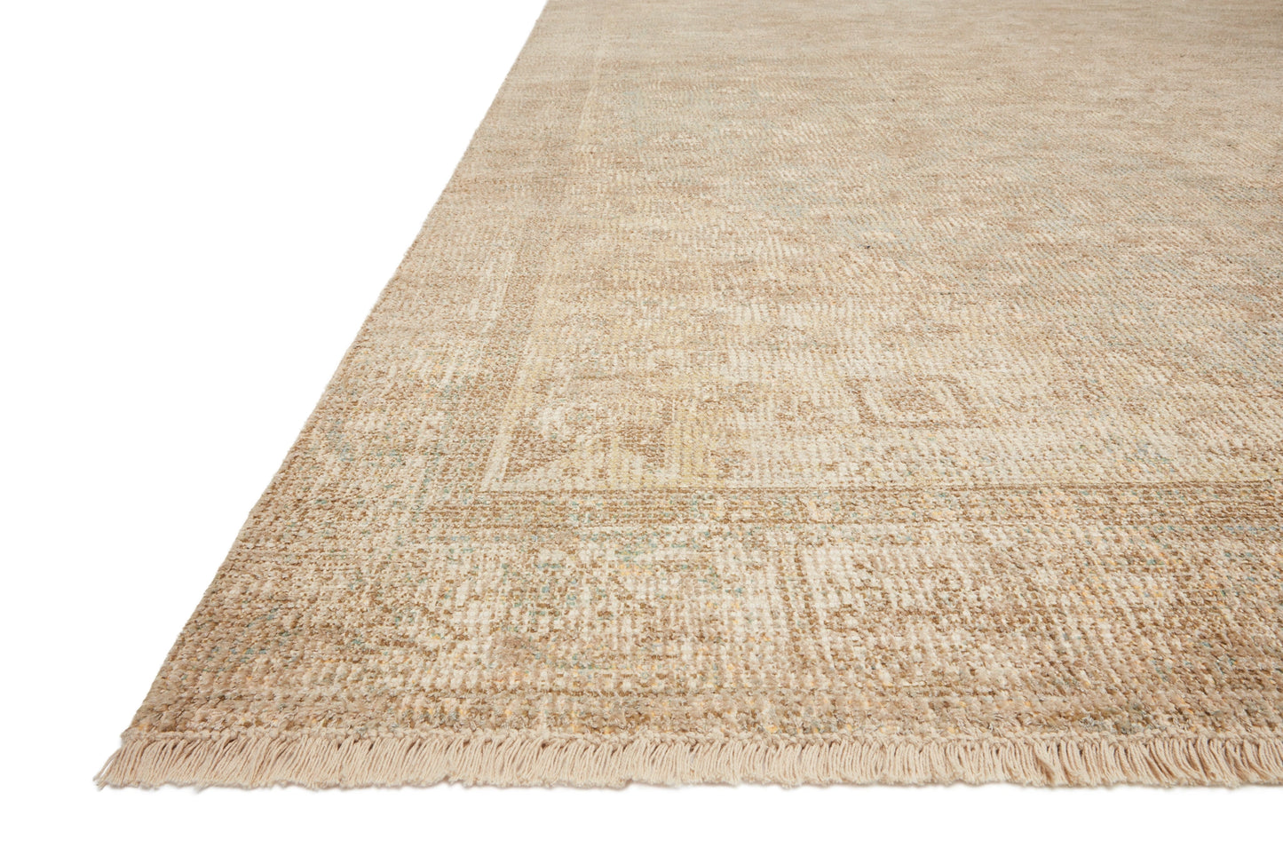 Loloi Priya Ocean / Ivory 18" x 18" Sample Rug