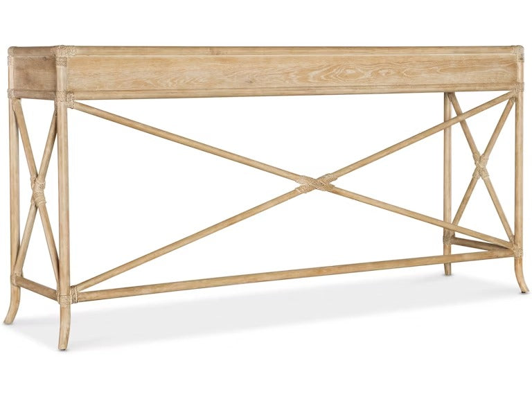 Retreat Pole Rattan Console - Thumbnail 4