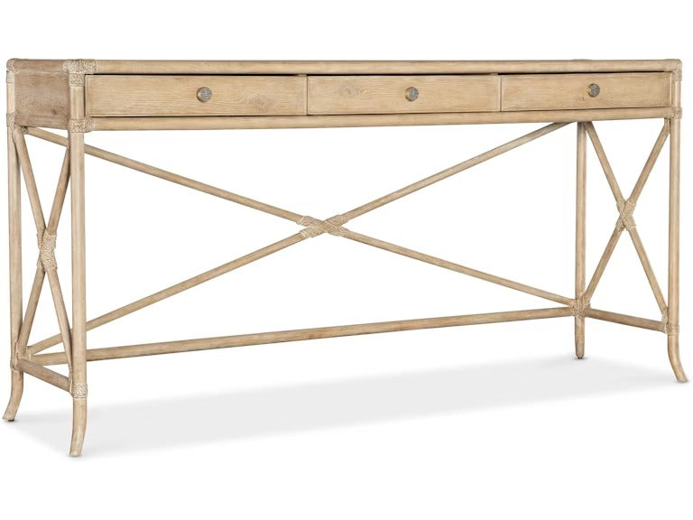 Retreat Pole Rattan Console - Thumbnail 5