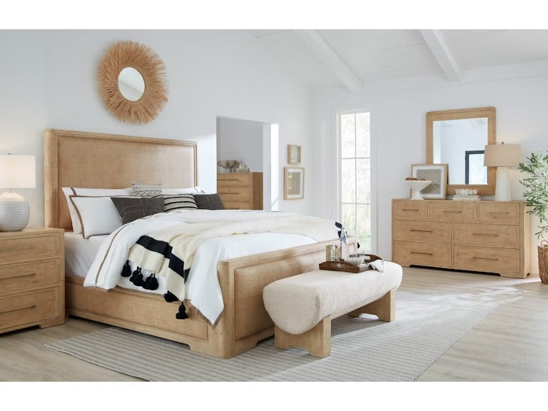 
                      
                        Retreat King Cane Panel Bed.
                      
                    