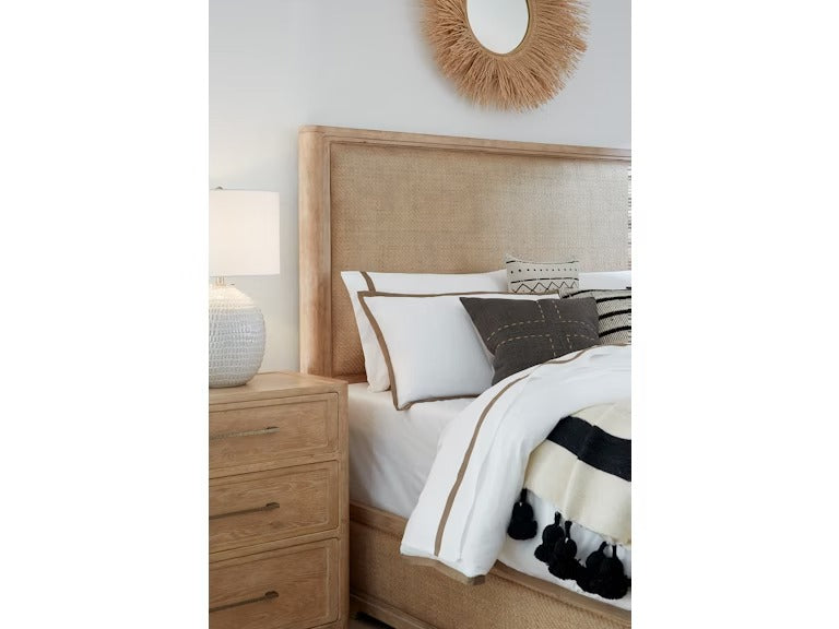 
                      
                        Retreat King Cane Panel Bed.
                      
                    