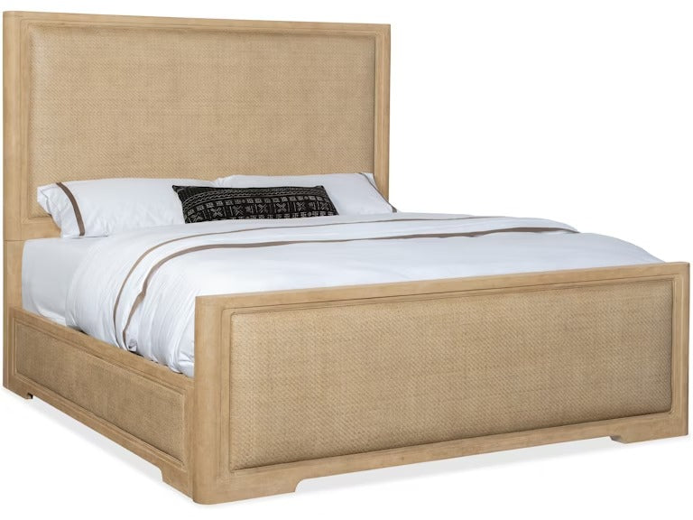 Retreat King Cane Panel Bed.
