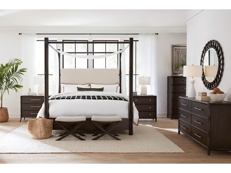 
                      
                        Retreat Pole Rattan Dresser - Black Sand.
                      
                    