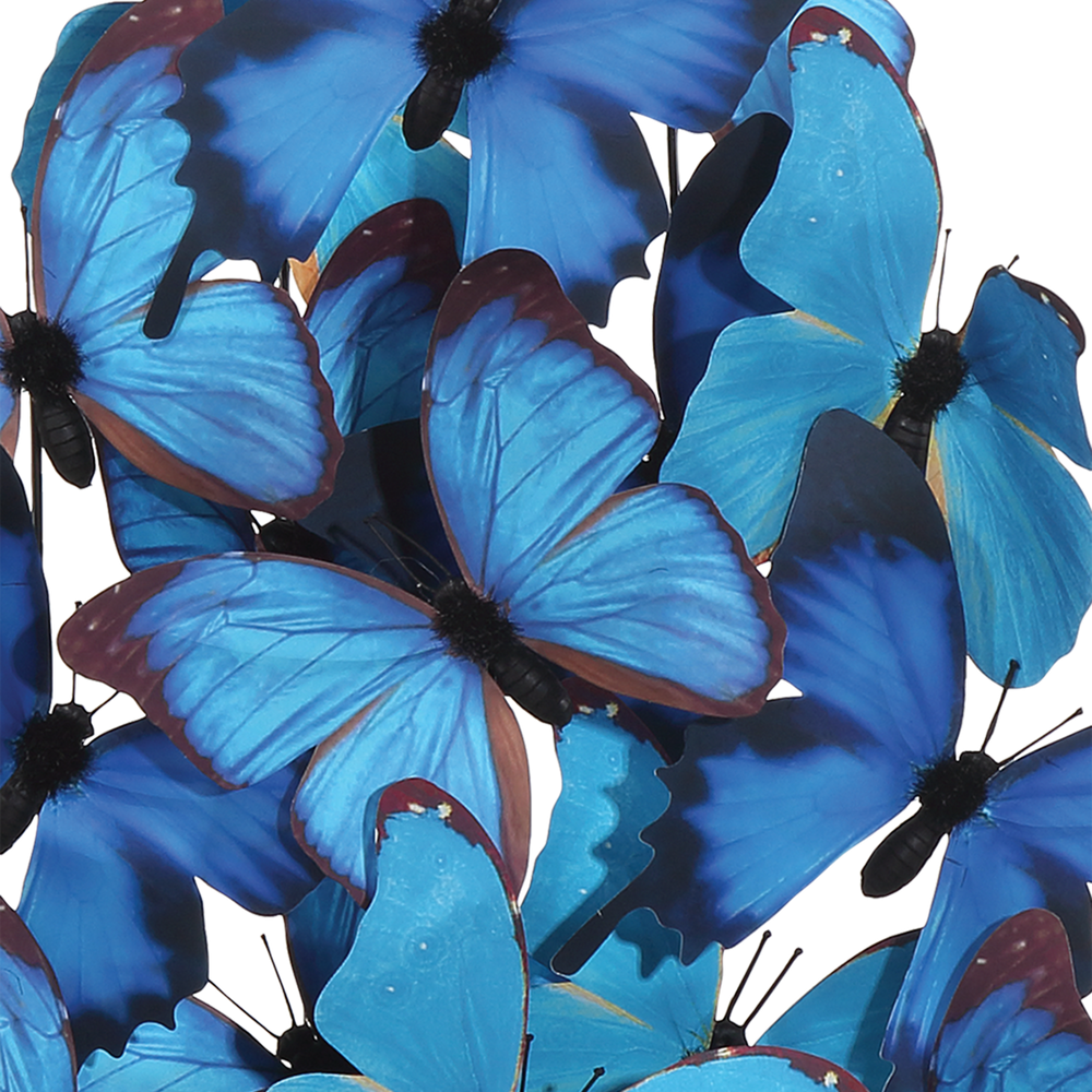 
                      
                        Rue de Bac Blue Large Butterflies.
                      
                    