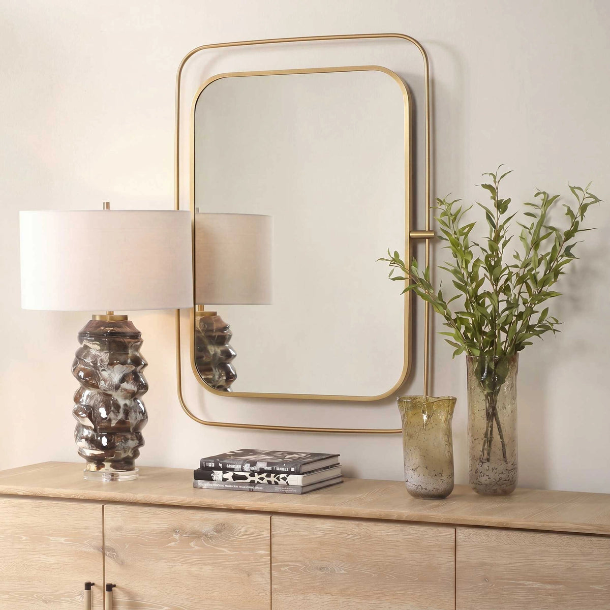 Moreni Brass Mirror