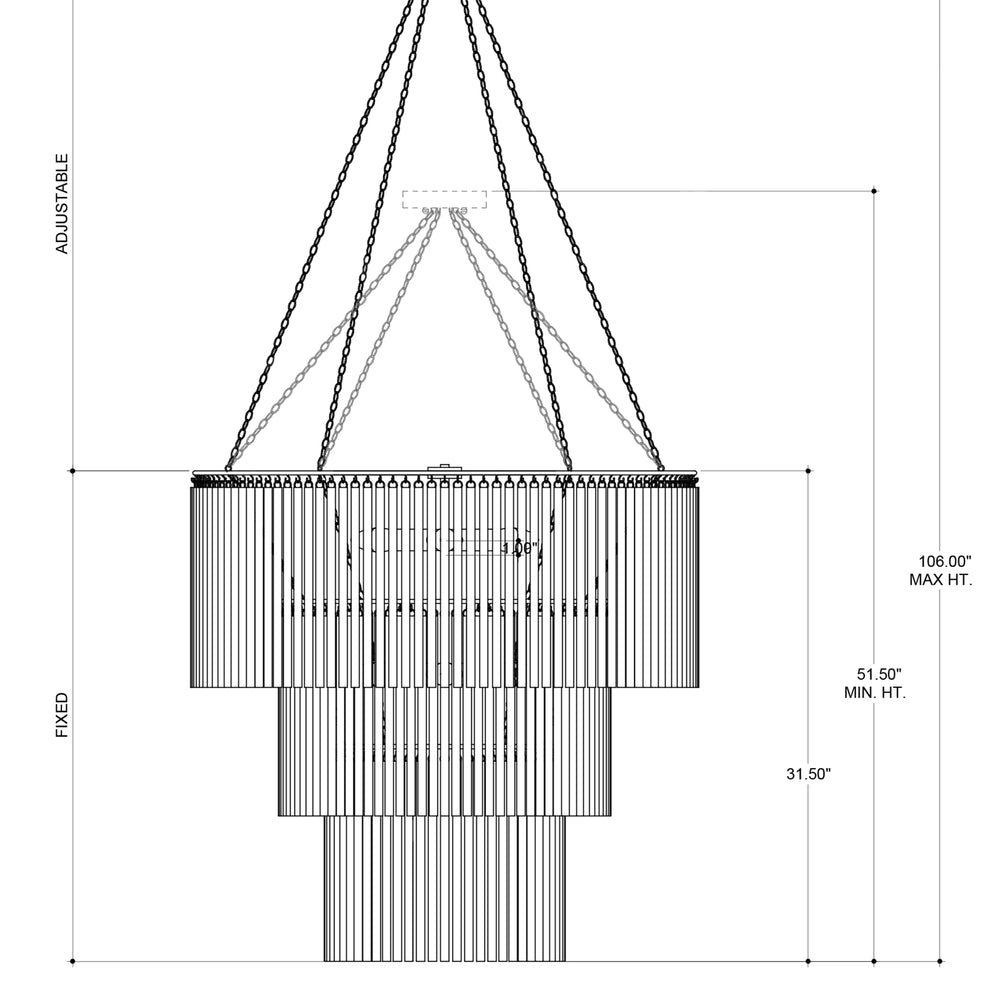
                      
                        Mantra Gold Chandelier
                      
                    