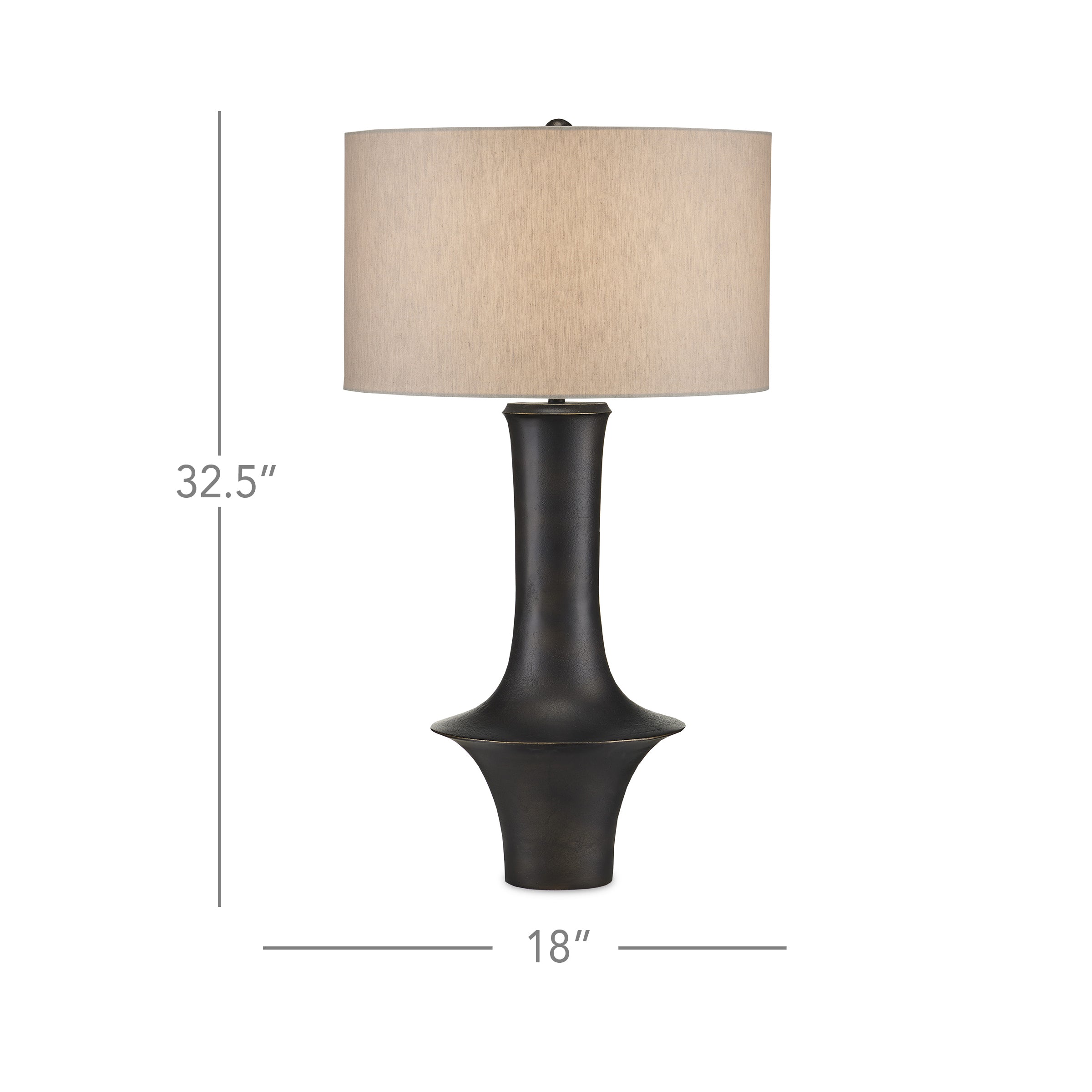 Silvestri Black Table Lamp - Thumbnail 3