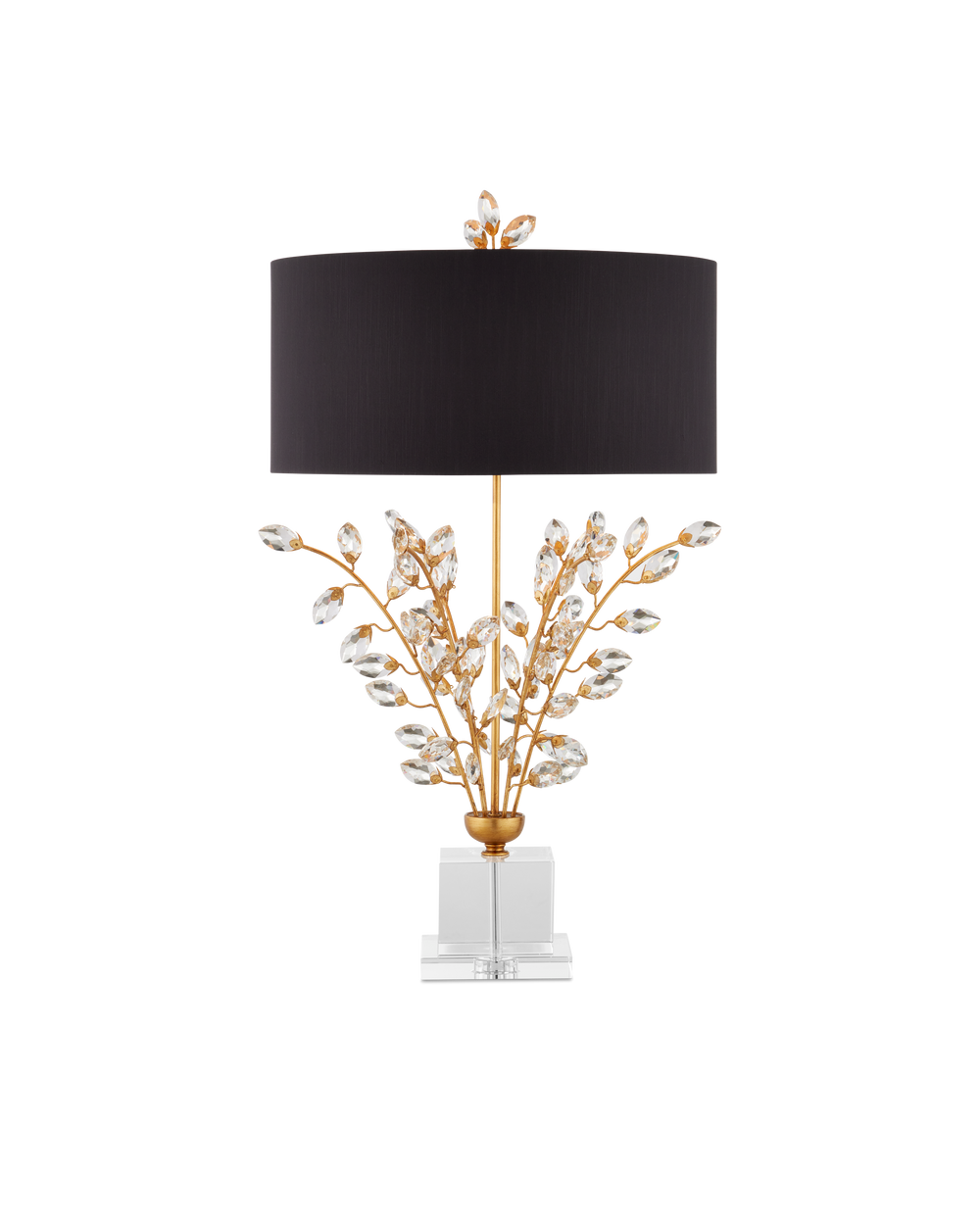 Forget-Me-Not Gold Table Lamp.
