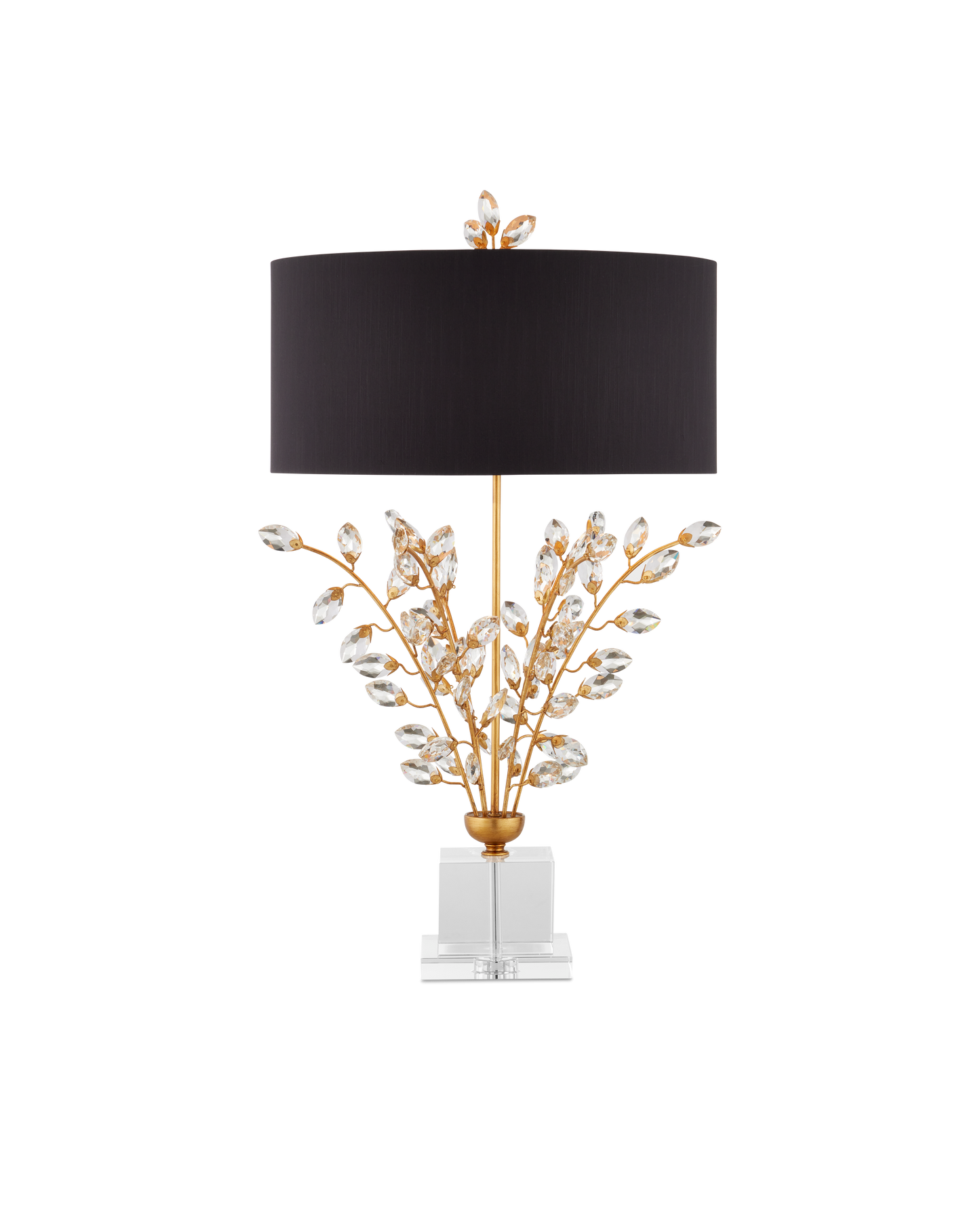Forget-Me-Not Gold Table Lamp.