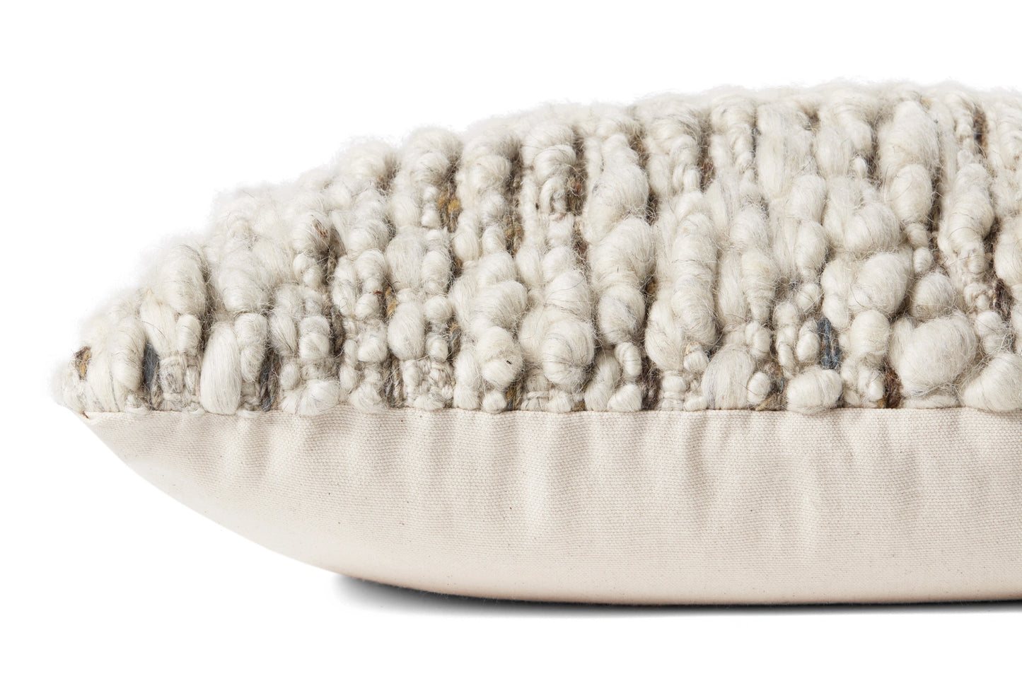 Amber Lewis x Loloi Vivienne Dove / Smoke 13'' x 21'' Pillow