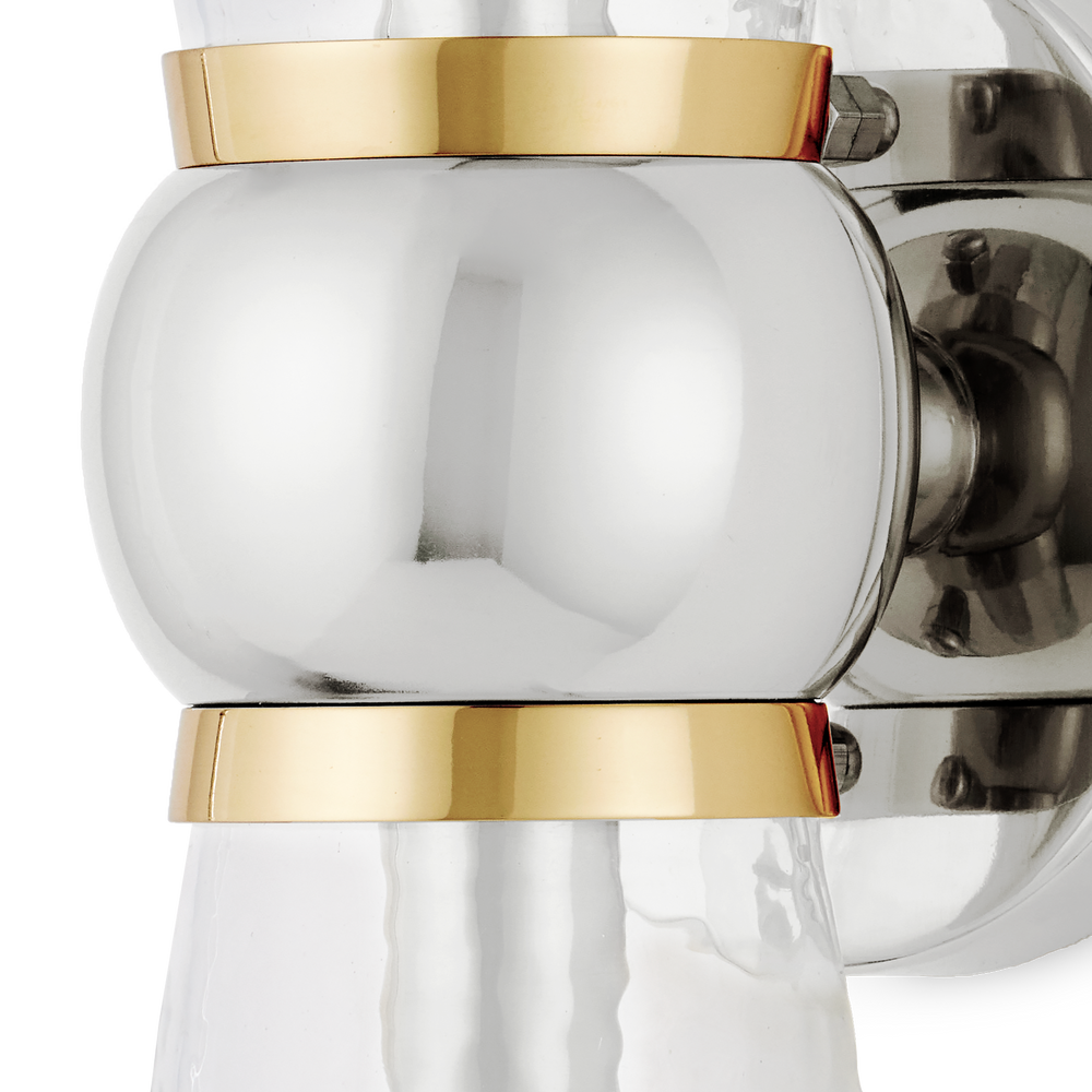 Byford Nickel Bath Wall Sconce