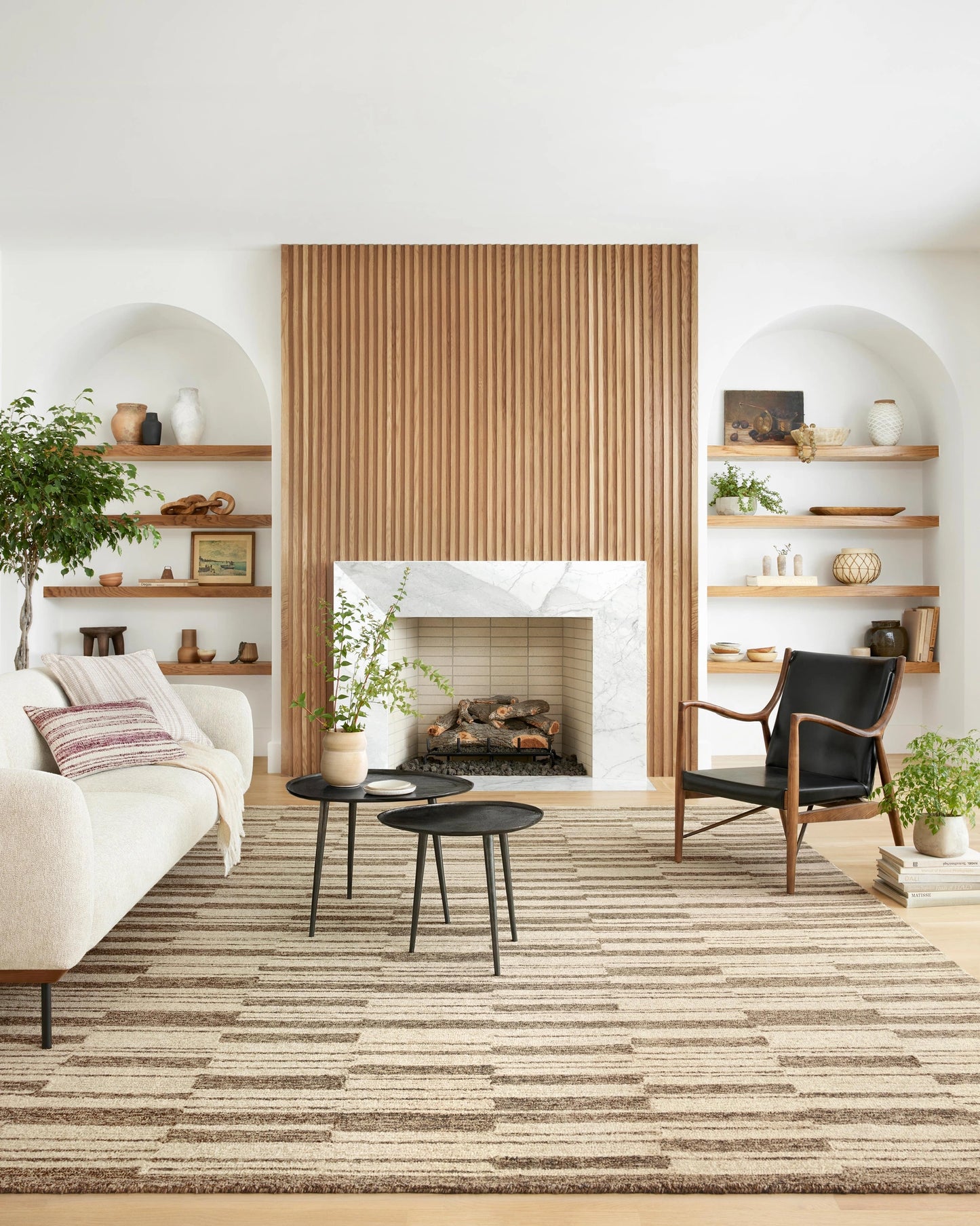 Chris Loves Julia x Loloi Polly Beige / Tobacco 2'-3" x 3'-9" Accent Rug