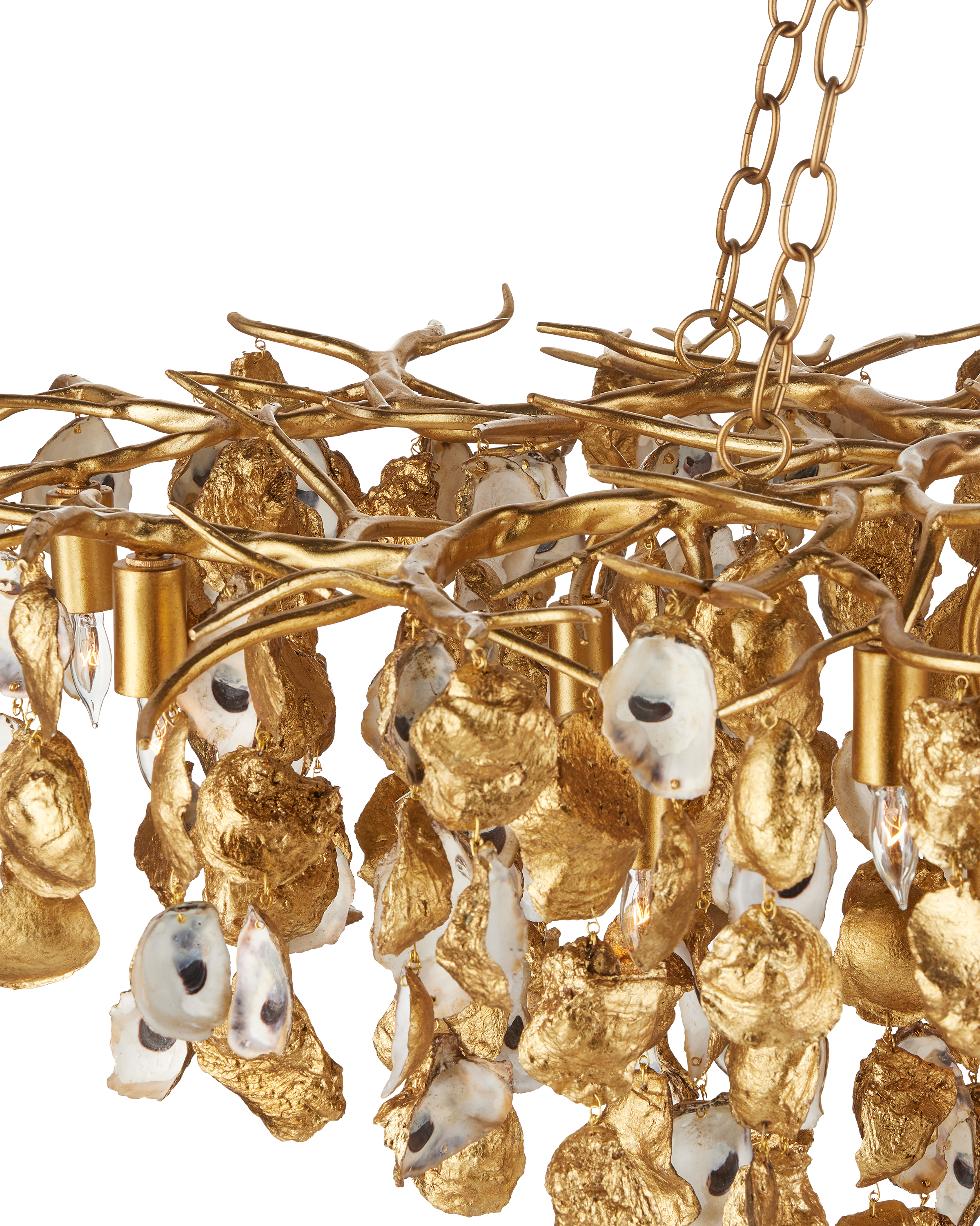 Lucullan Gold Chandelier - Thumbnail 4