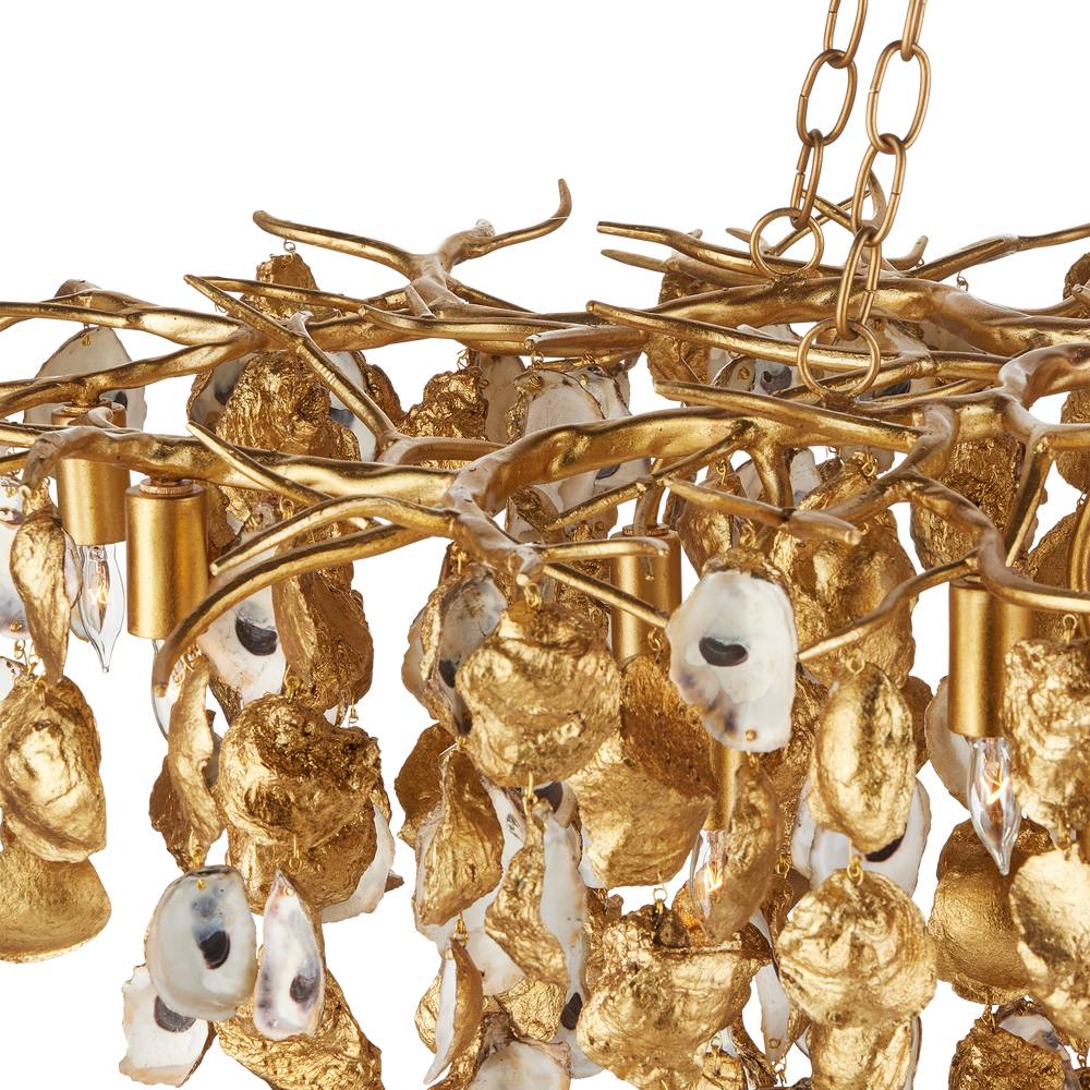 Lucullan Gold Chandelier