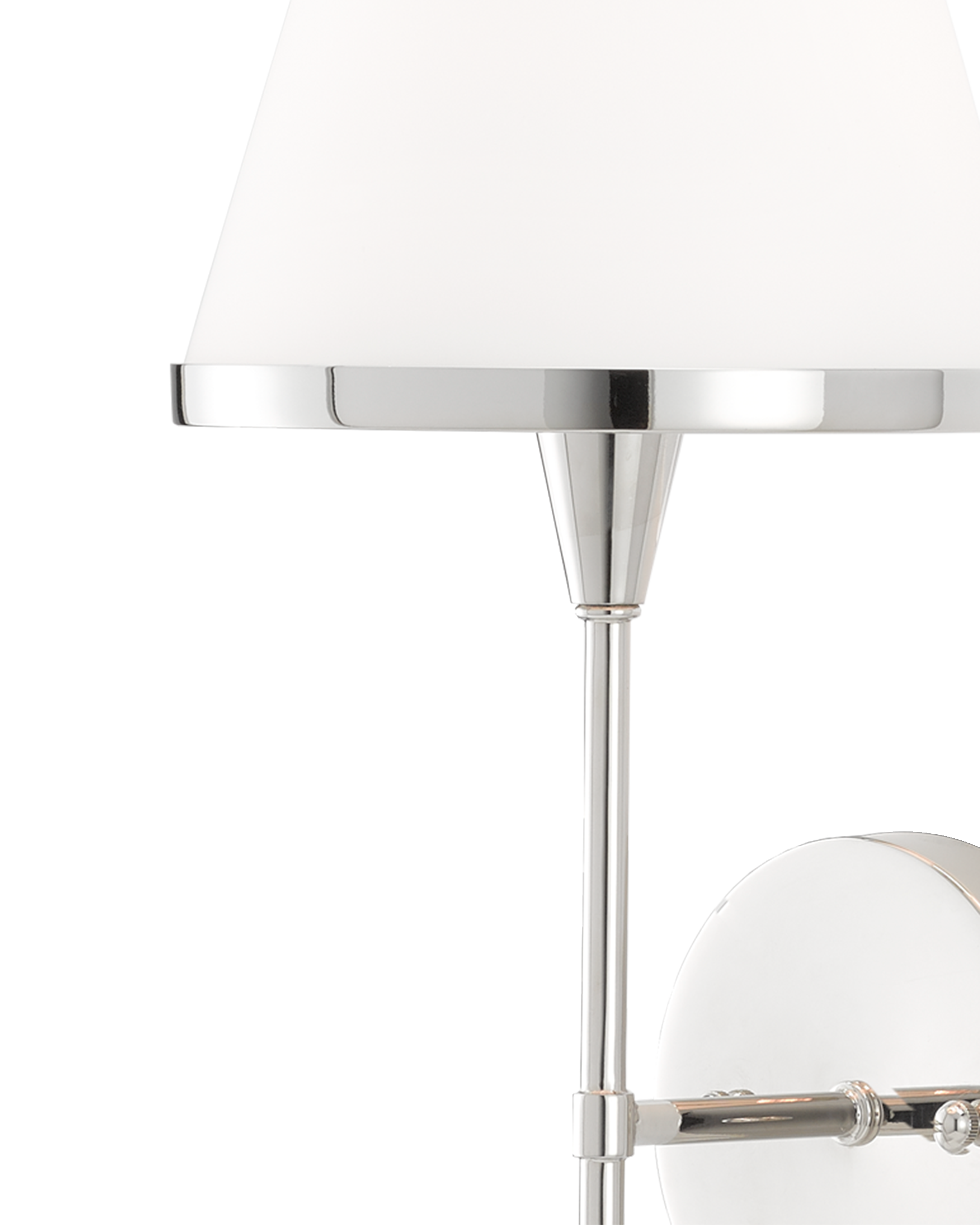 Brimsley Nickel Wall Sconce - Thumbnail 4